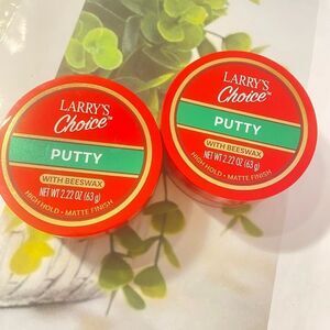 🎁 Larry's Choice Putty W/Beeswax Med. Hold High Shine 2.22 Oz